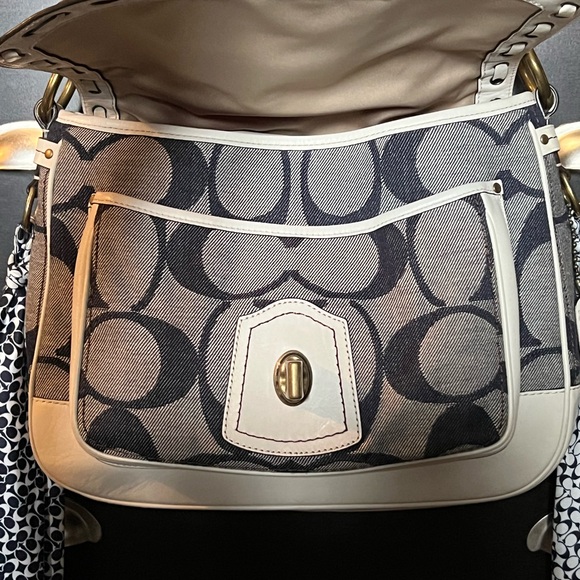 AUTHENTIC COACH RESORT DENIM HANDBAG - Picture 9 of 15